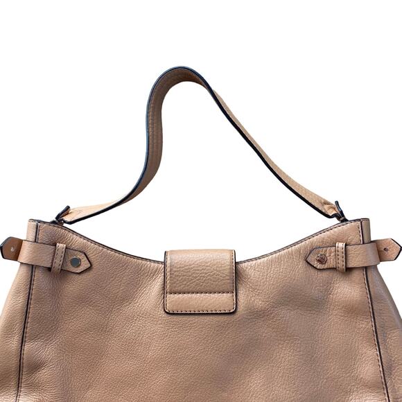 Rebecca Minkoff Tan Pebbled Leather Shoulder Bag - Picture 5 of 10